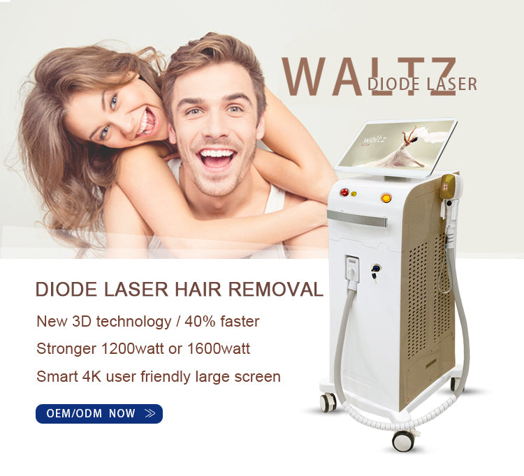 Professional 755nm 808nm 1064nm 3 in 1 Dio Laser Hair Removal Machine