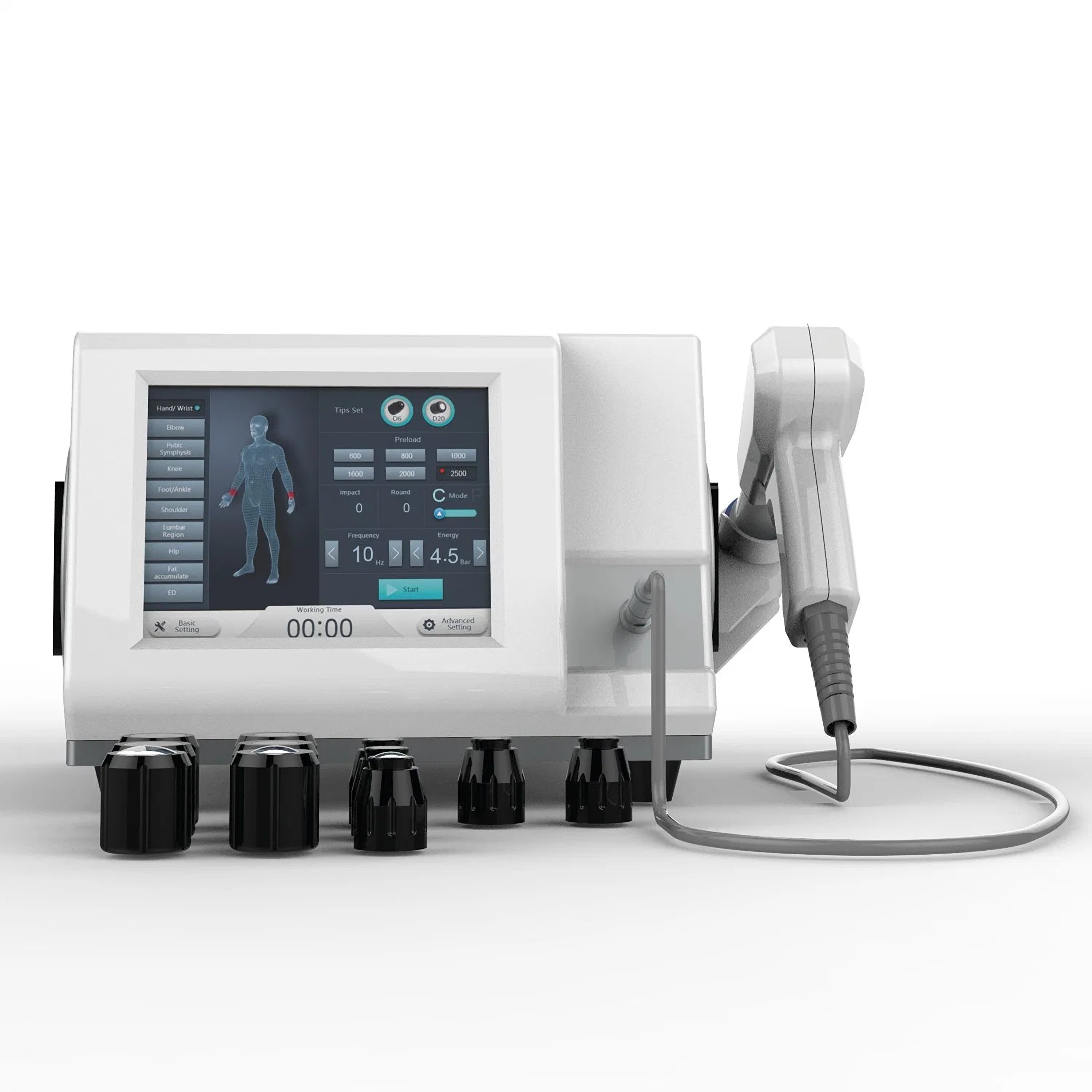 Pneumatic Shock Wave Machine for Pain Relif & ED Treatment