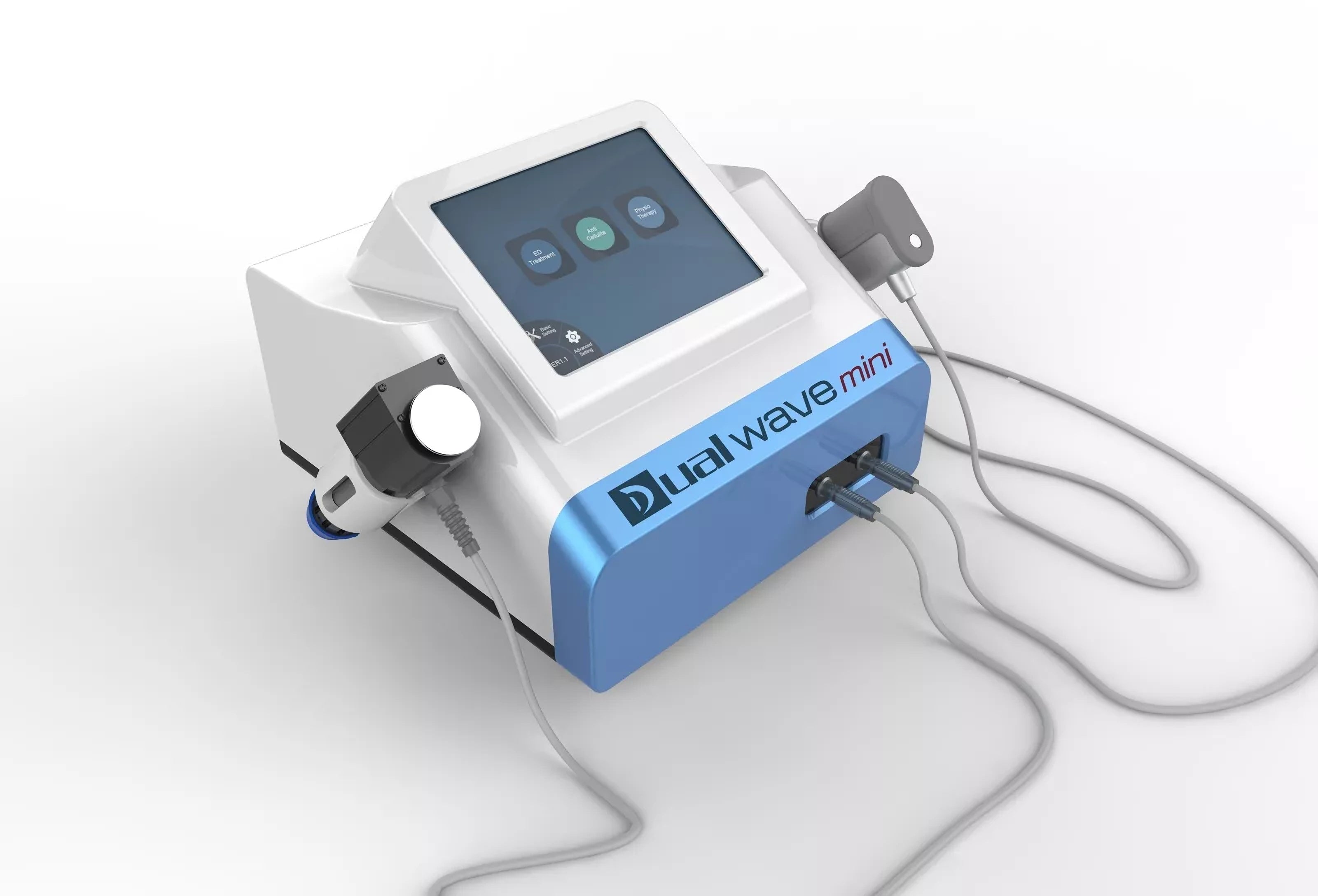 2in1 Portable Shockwave Therapy Machine (Electromagnetic + Pneumatic)