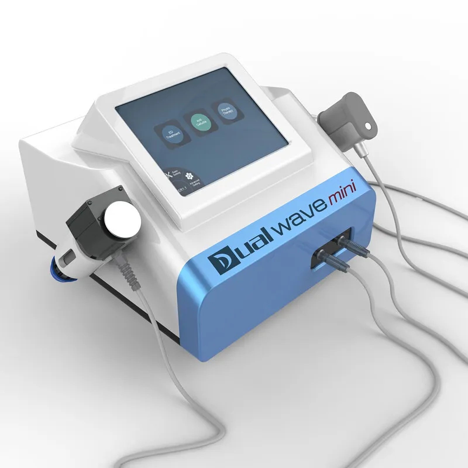 2in1 Portable Shockwave Therapy Machine (Electromagnetic + Pneumatic)