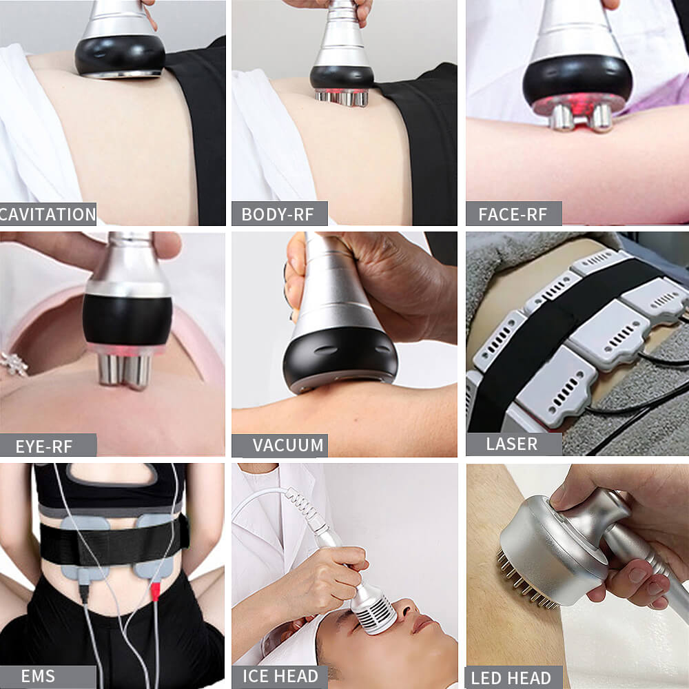 9 in 1 cavitation machine all user applications