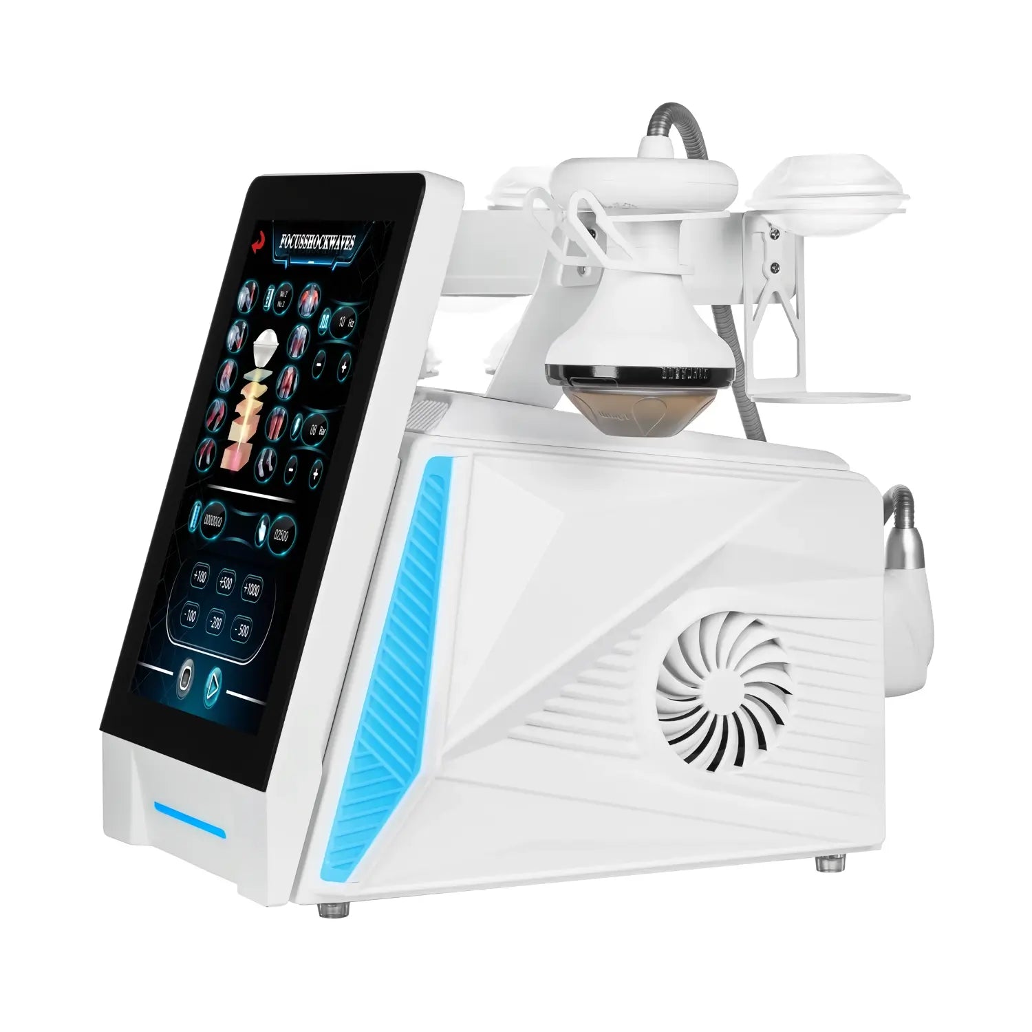 Focused Shockwave Therapy Machine | Deep Tissue Acoustic Energy Physiotherapy Device
