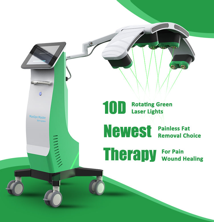532nm 10D Lipo Laser Machine | Green Laser Body Contouring System