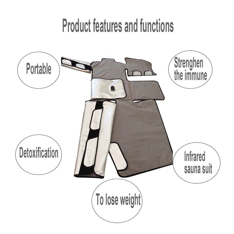 Low Price Personal beauty care weight loss Far infrared Iymphatic drainage body fat burning sauna suit