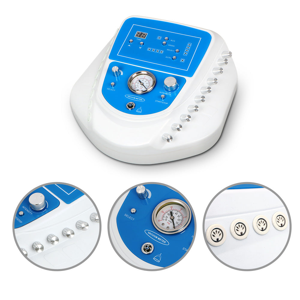 2 in 1 EMS Electric Muscle Stimulator Body Shaping Lymph Drainage Vacuum Cupping Massager Buttock Cups breast pump