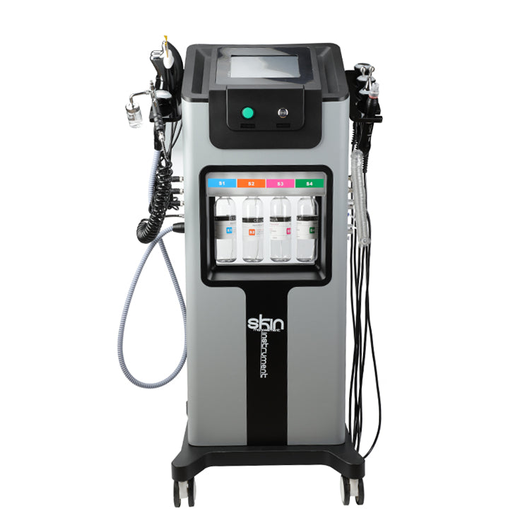 Black Pearl Ultrasonic RF Microdermabrasion Machine Anti Aging Skin Rejuvenation Aqua Peel Facial Machine