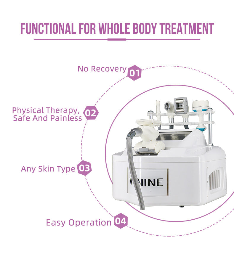 6 in 1 vacuum roller vela body shape lipobody shape cryo body slimming