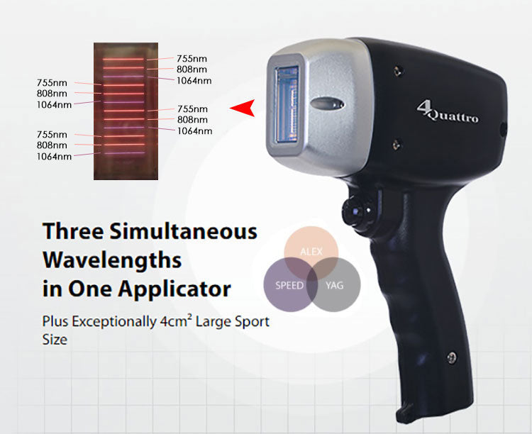 4K High-definition Screen 755nm 808nm 1064nm Diode Laser Multi Machine