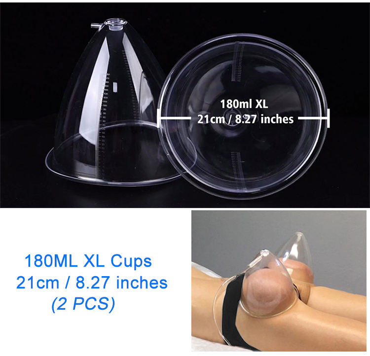 21cm Xl Cups Breast Enlargement Vacuum Butt Lift Machine Vacuum Therapy Butt Lifting Buttock Enhancement Machine Cups Cupping