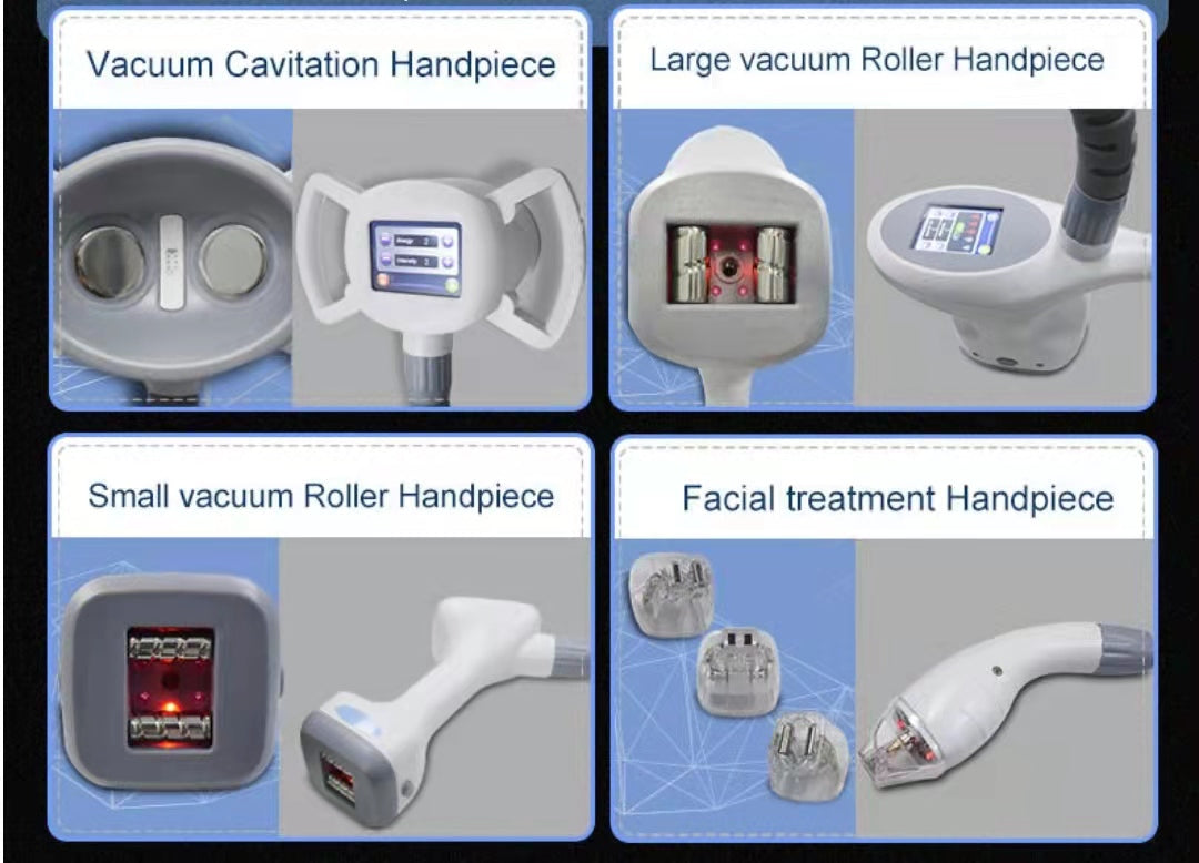 V-shape weight loss skin tightening vacuum roller cavitation machine vela body shaping massage beauty device