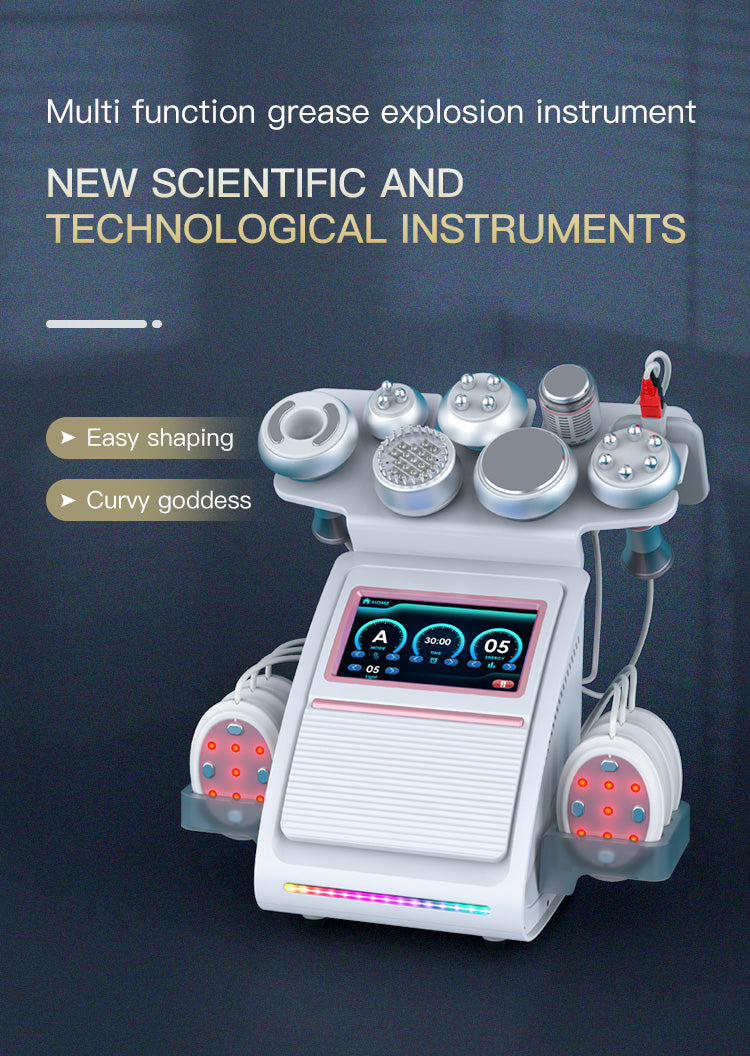 9-in-1 80K Cavitation Machine with RF & Vacuum