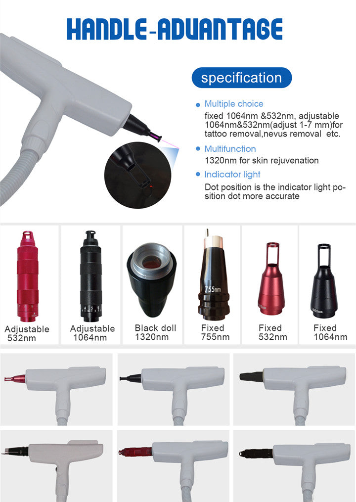 Newest laser removal tattoo/ switched nd yag laser/laser tattoo removal machine