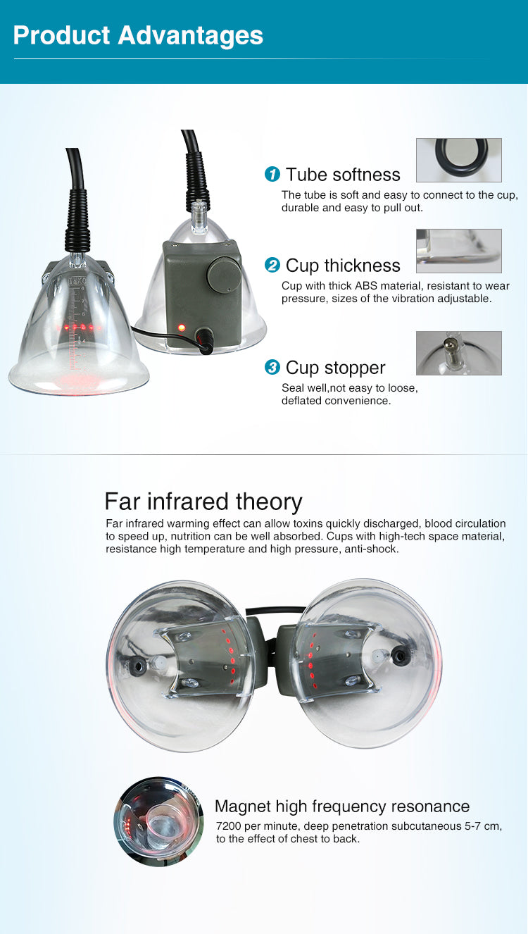 Body Massager Breast Enlargement & Butt Vacuum Therapy Machine