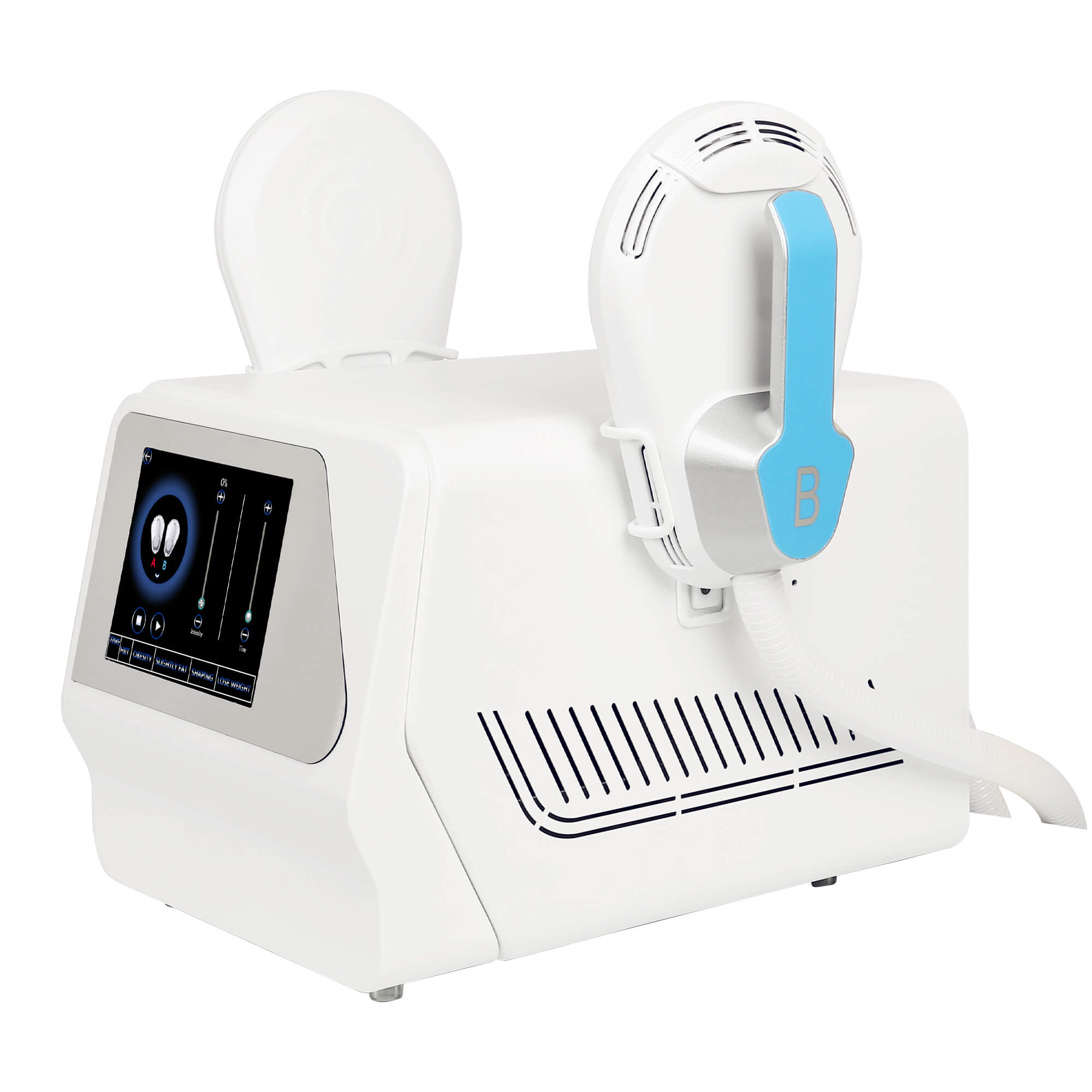 Double Handles HI EMT Machine (with RF) for Body Sculpting & Muscle Building