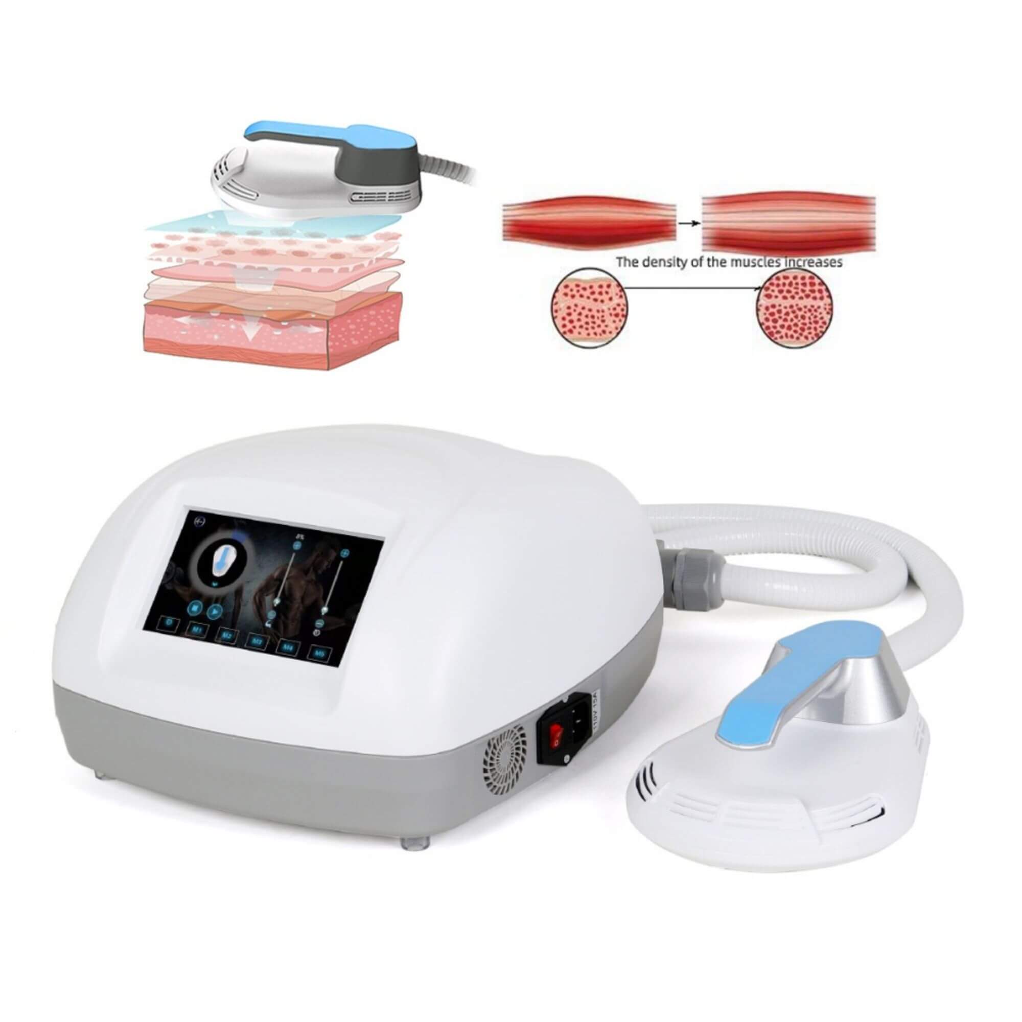 7-最新2021正規本格HIEMT shape/SCULPTエムスカルプトEMS Best Emsculpt Home Machine for Sale - Lazzybeauty