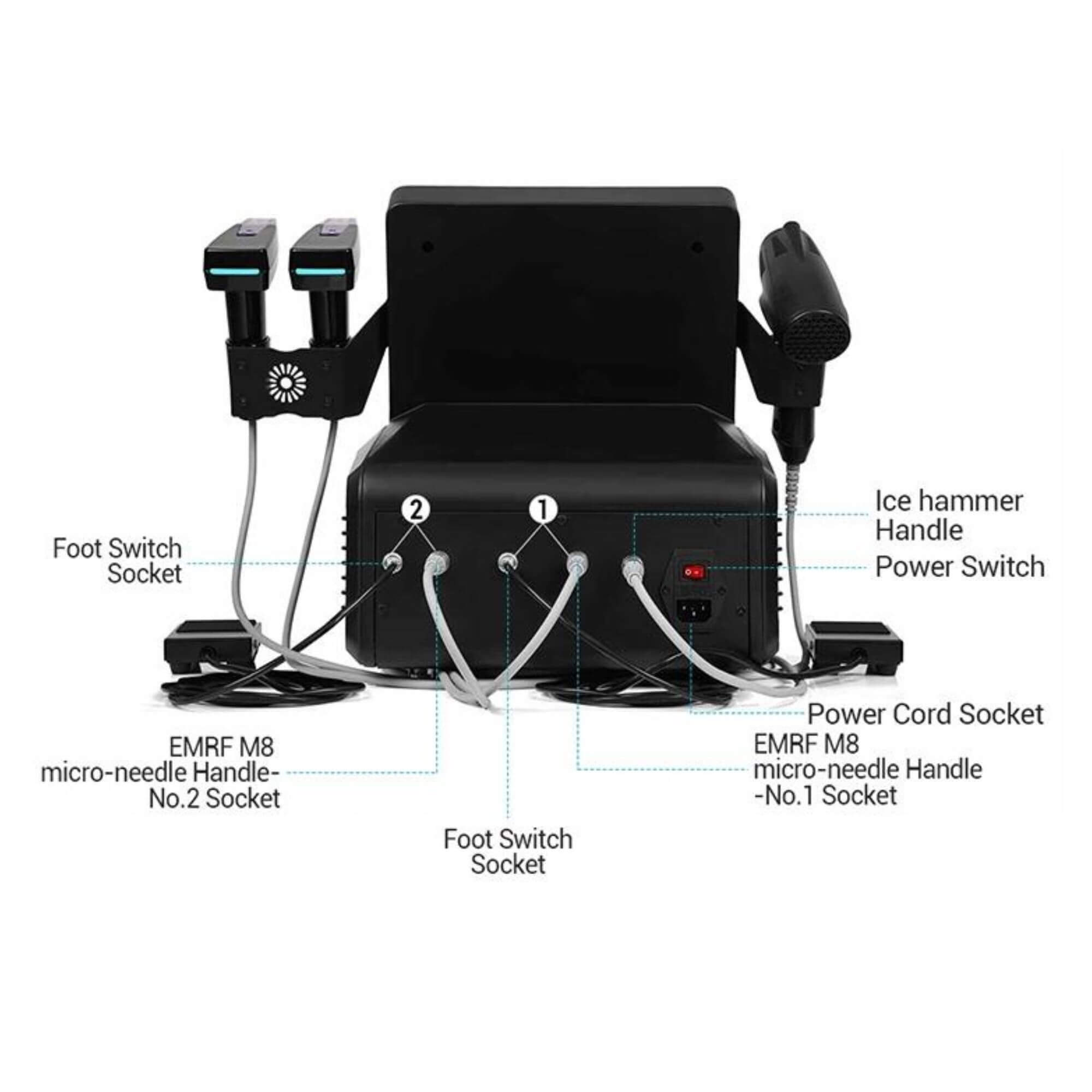 Radio Frequency Microneedling Machine for Face and Body Rejuvenation (Max. 8mm Depth)