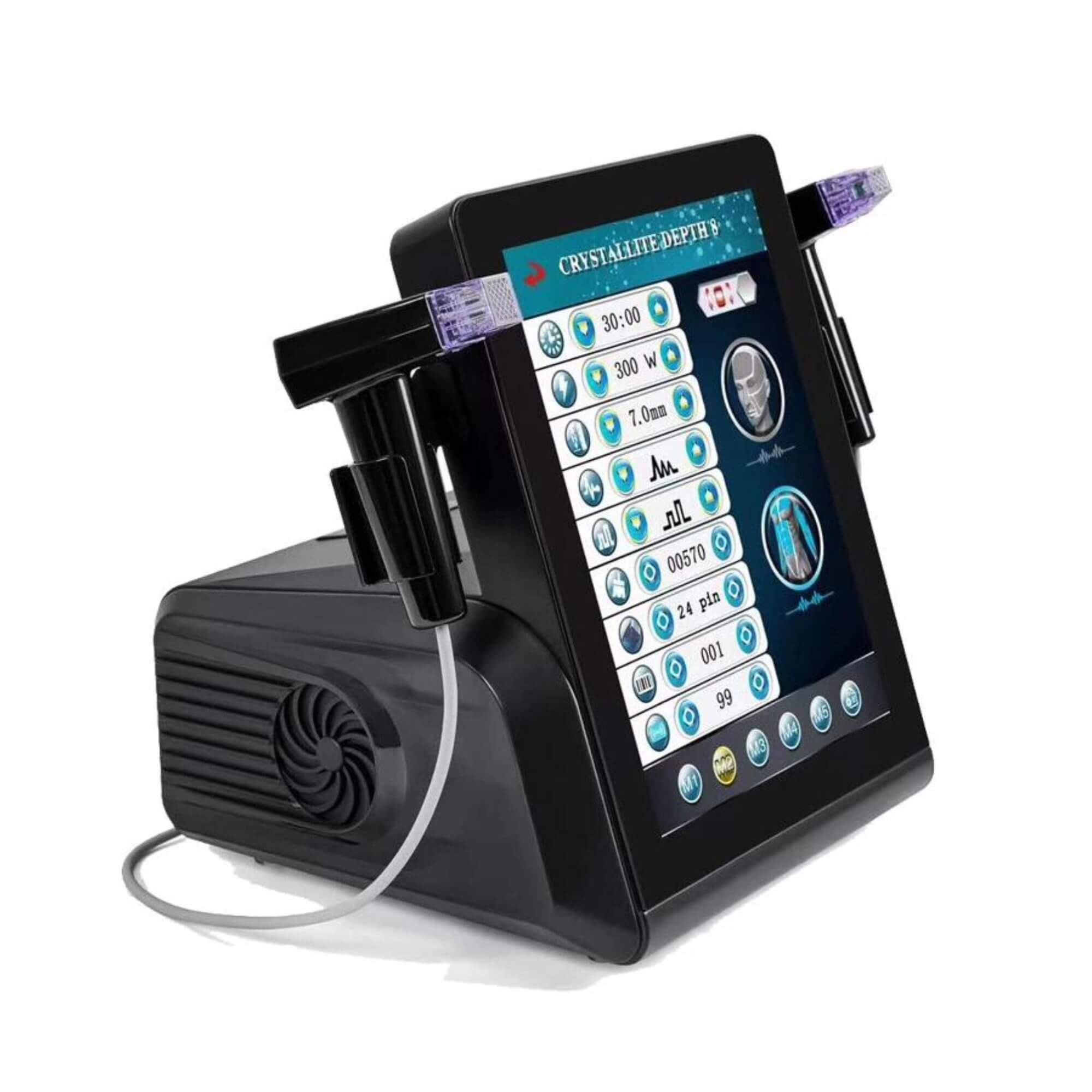 At-Home RF Microneedling Machine for Wrinkles, Scars, and Skin Firming (Max. 8mm Depth)