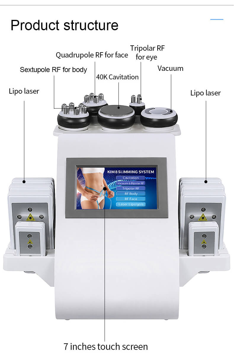 6-in-1 Lipo Cavitation Machine for Fat Loss & Lifting