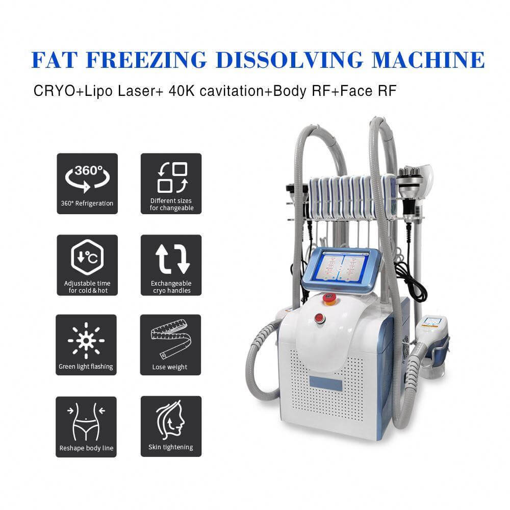 Cryo CoolSculpting Machine – 360° Lipo Fat Freezing