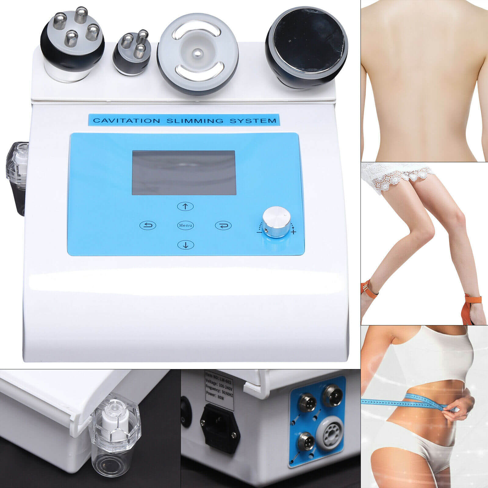 4-in-1 Cavitation Machine with RF & Vacuum Technology